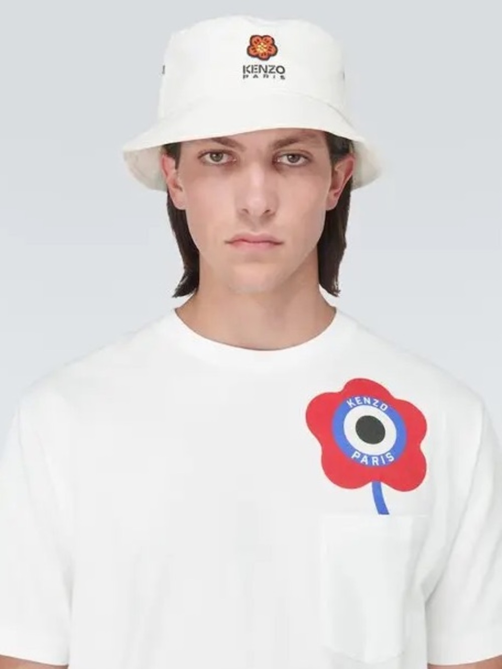 Kenzo NTW Boke Flower Embroidered Sun Hat- Men’s Large